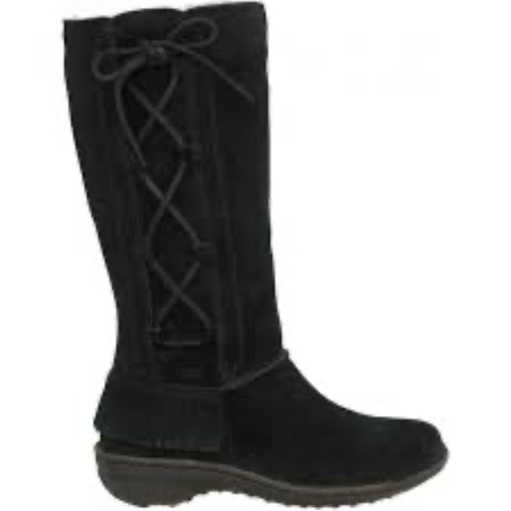 UGG Black Suede ‘Desoto’ Tall Winter Boots
